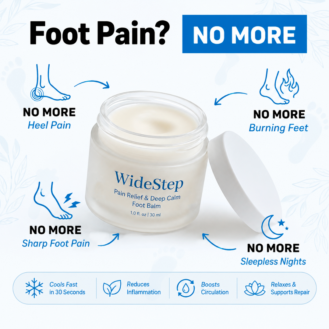 WideStep Foot Pain Relief Balm