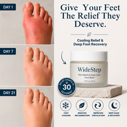 WideStep Foot Pain Relief Balm