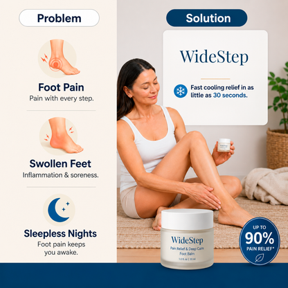 WideStep Foot Pain Relief Balm