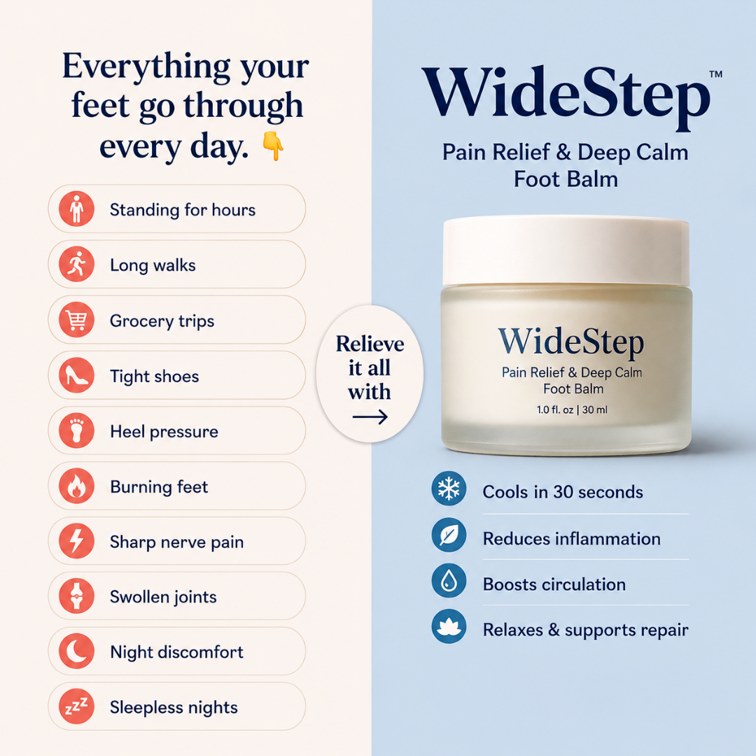WideStep Foot Pain Relief Balm